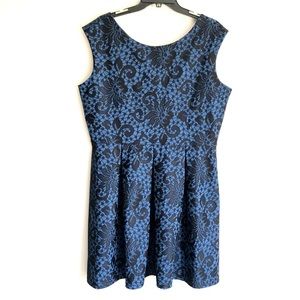 TIANA B Floral Cap Sleeve Dress